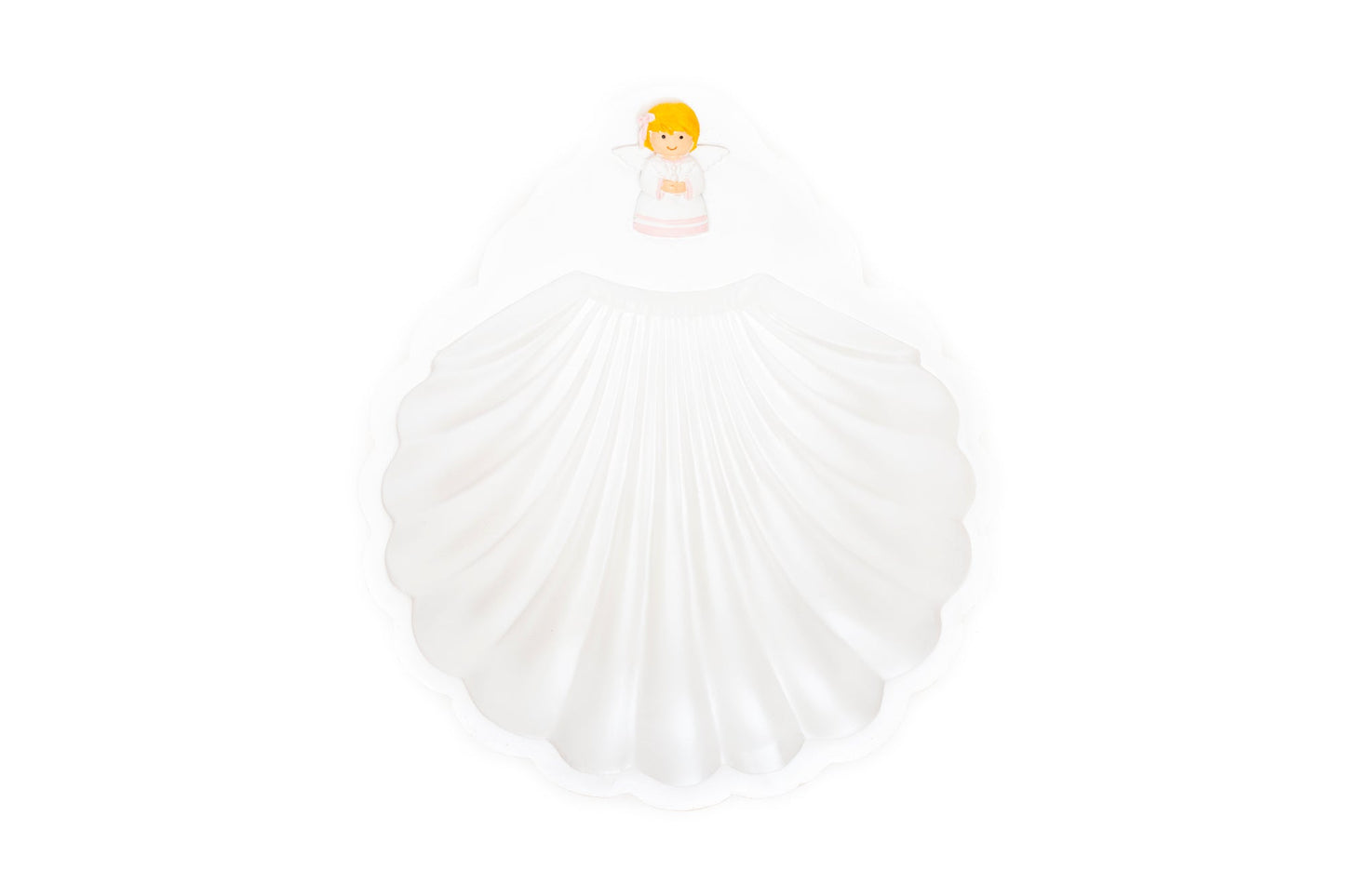 Baptism Shell Guardian Angel Girls | Divine Protection | Little Drops of Water