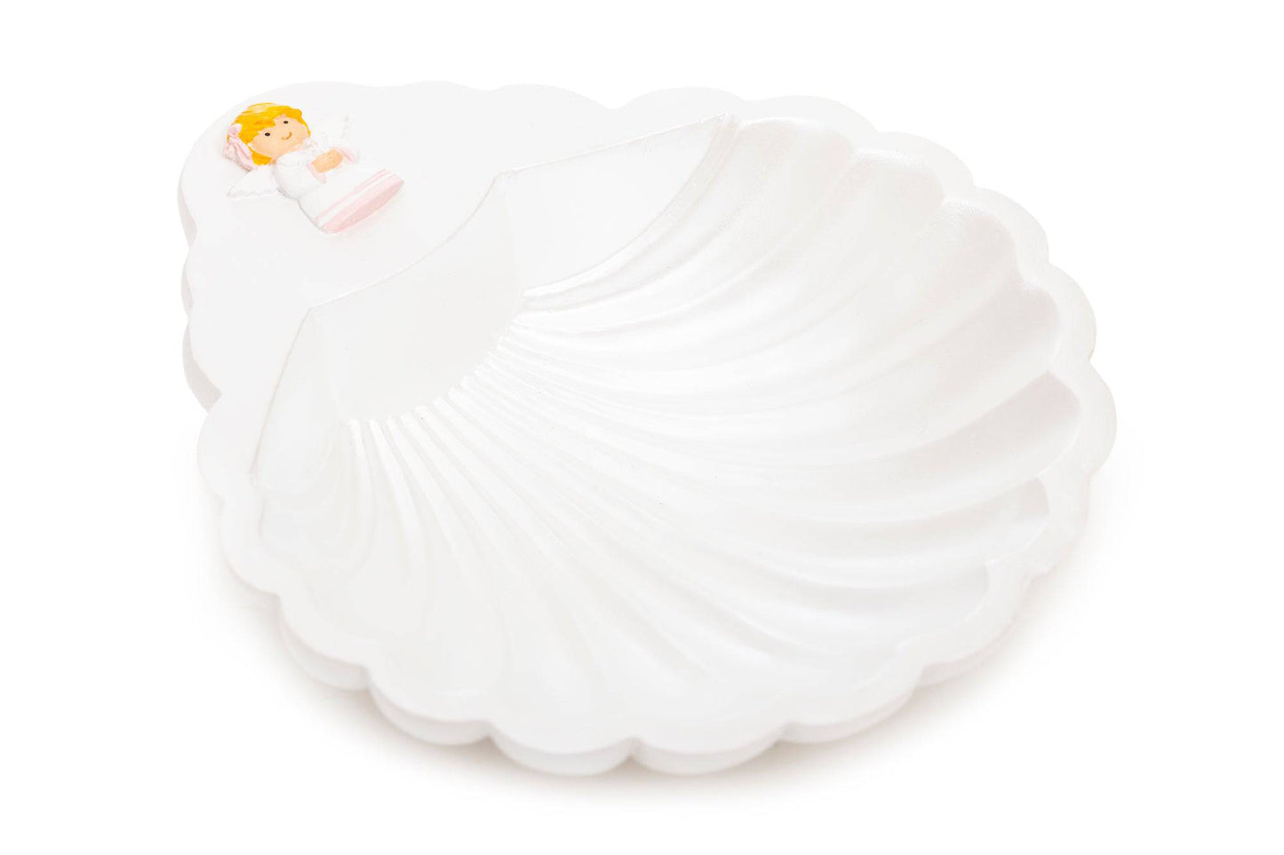 Baptism Shell Guardian Angel Girls | Divine Protection | Little Drops of Water