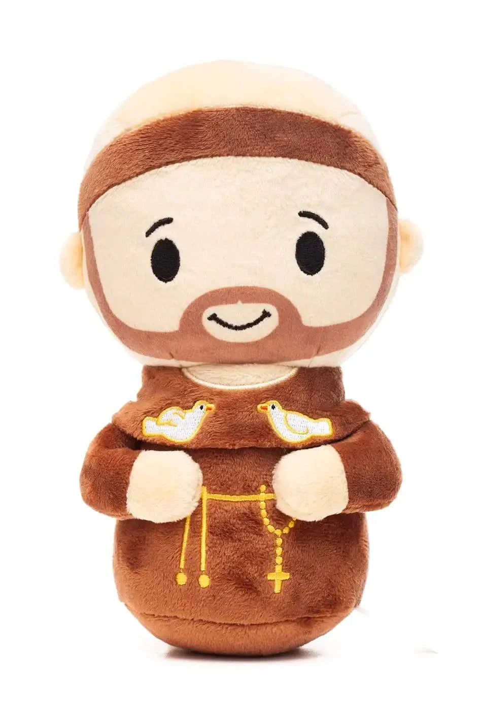 Saint Francis of Assisi Catholic 8" Plush Doll — Patron of Animals