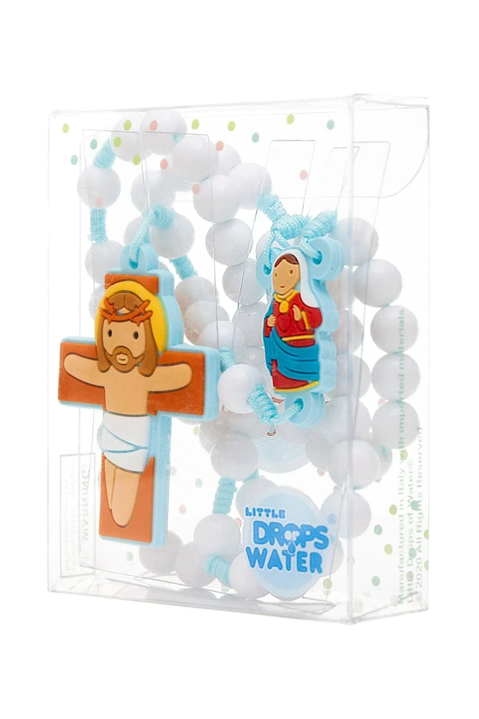 Immaculate Heart Catholic Rosary Boys | Blue Prayer Beads | Little Drops of Water