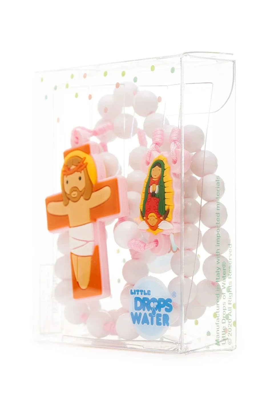 Our Lady Guadalupe Catholic Rosary Girls | Pink Prayer Beads | Little Drops of Water