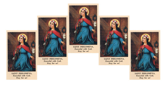Saint Philomena Novena Prayer Card 5 Pack PC-60