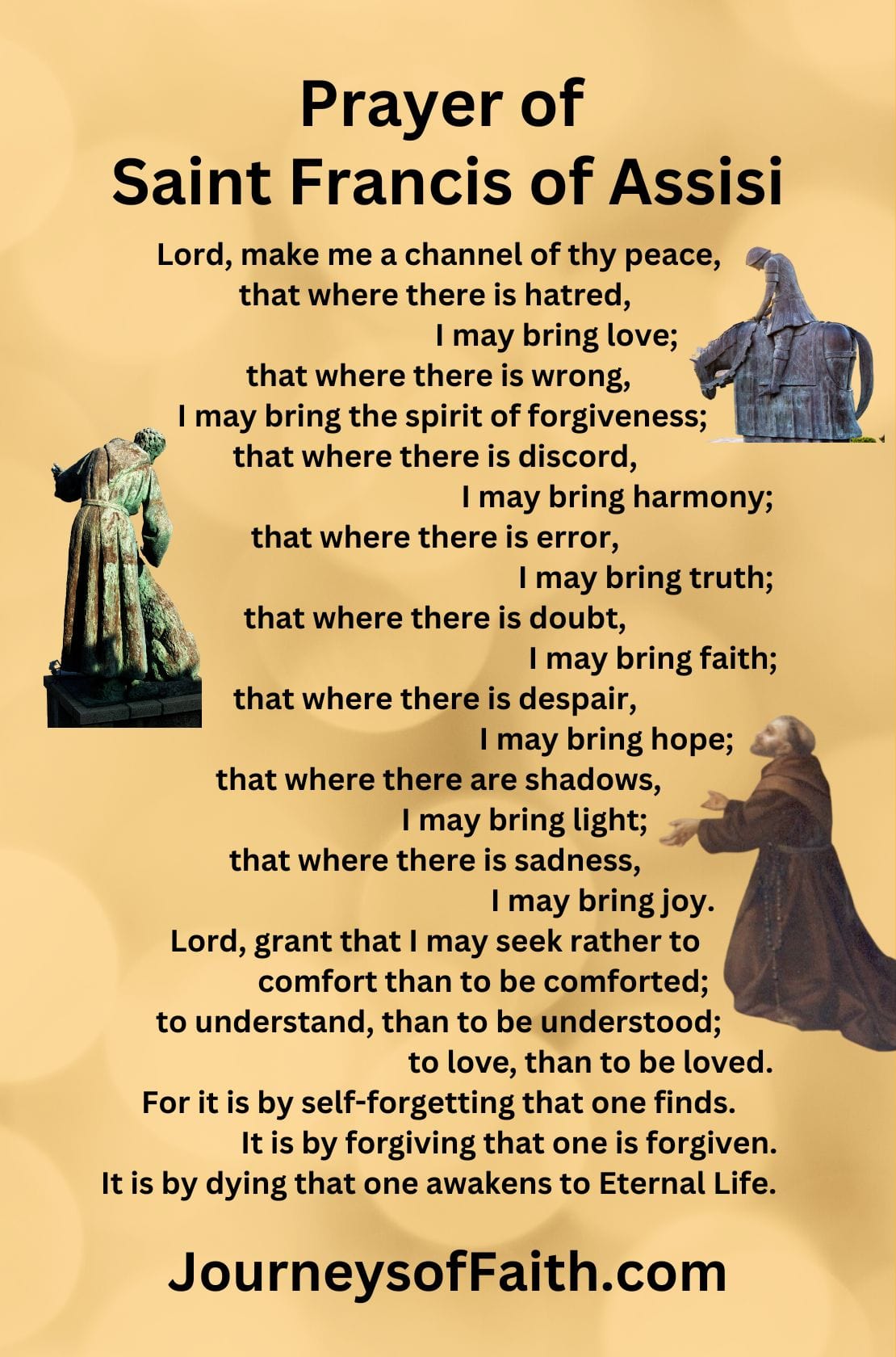 Two Saint Francis of Assisi prayer cards from Bob and Penny Lord, featuring religious Christian Holy Card collectibles.