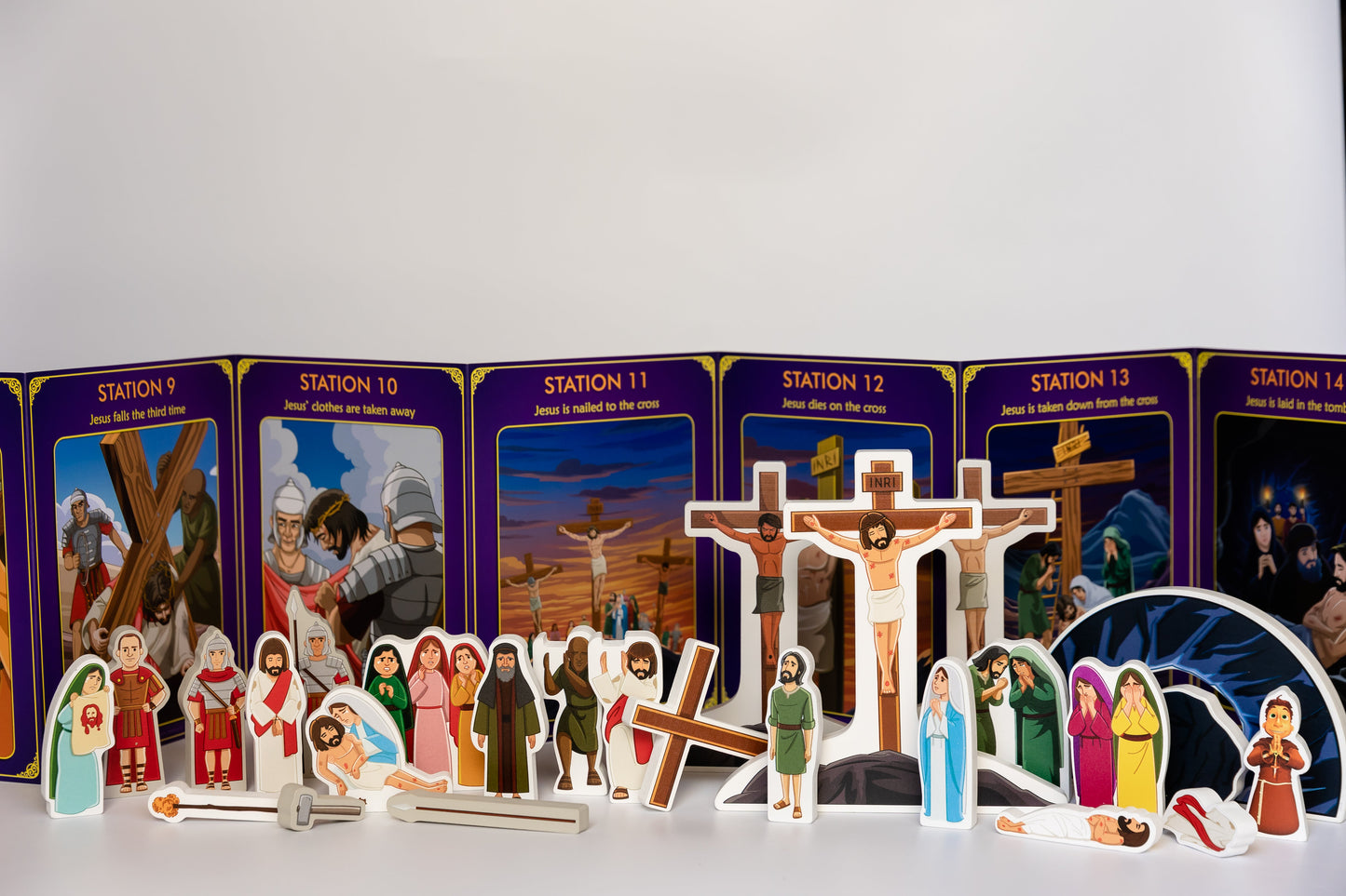 Stations of the Cross Pray & Play Set - By Saintly Heart & Brother Francis - Journeys of Faith