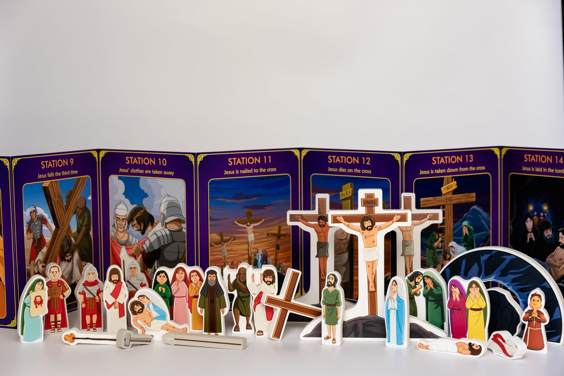 Stations of the Cross Pray & Play Set - By Saintly Heart & Brother Francis - Journeys of Faith