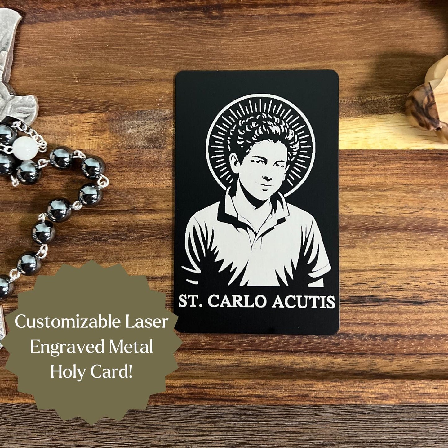 Custom Metal Prayer Card
