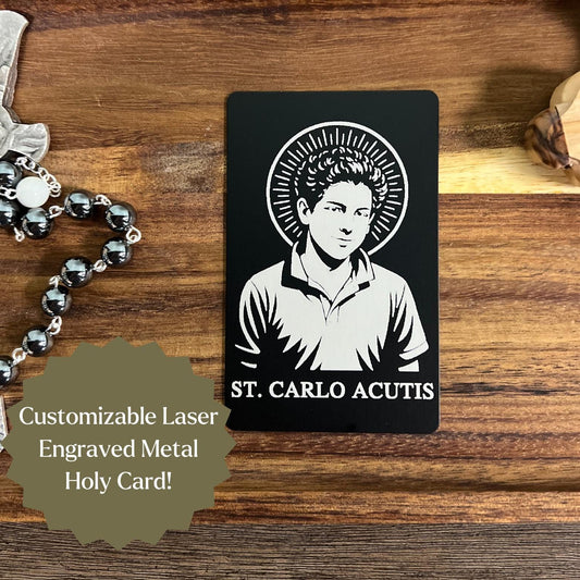 Custom Metal Prayer Card