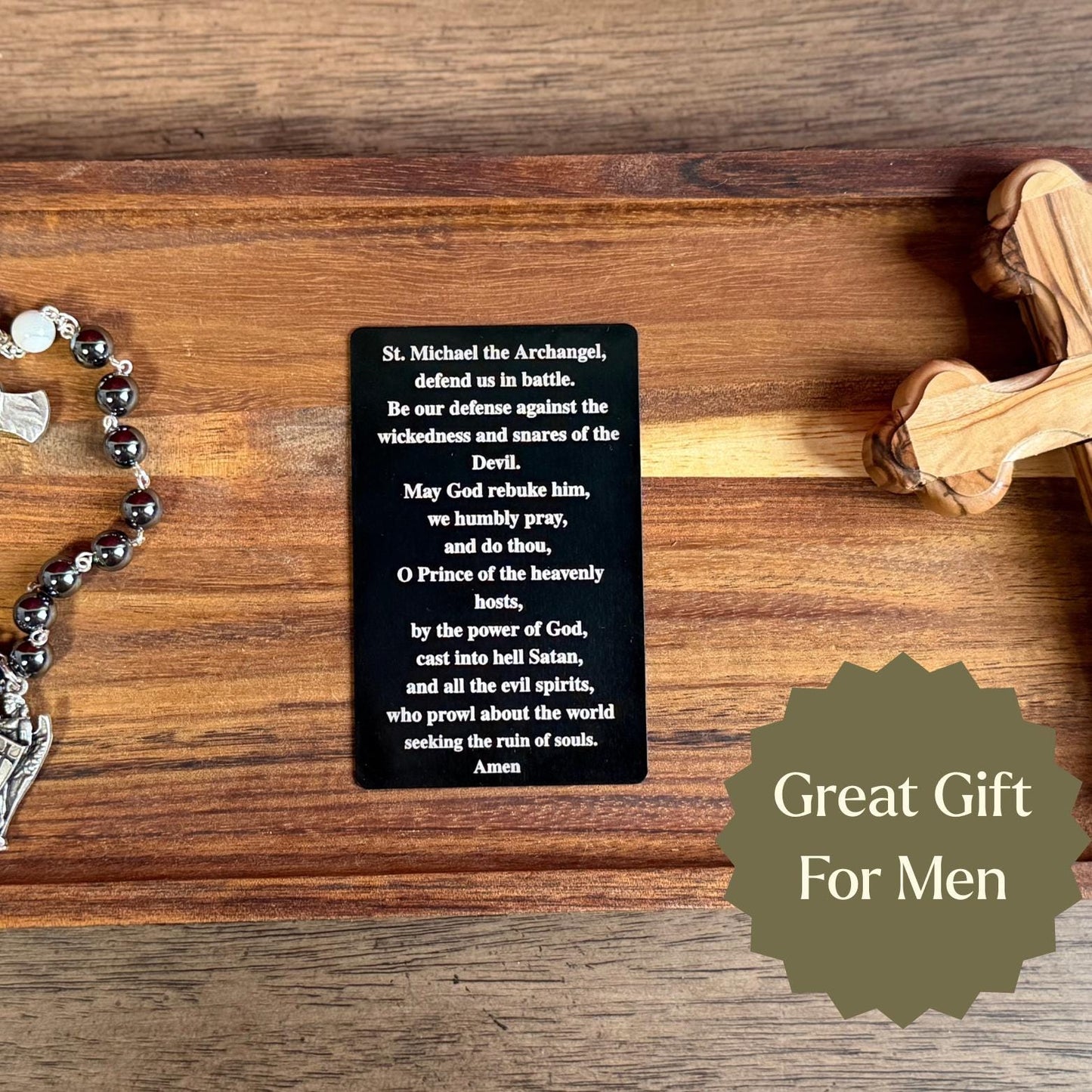 Custom Metal Prayer Card
