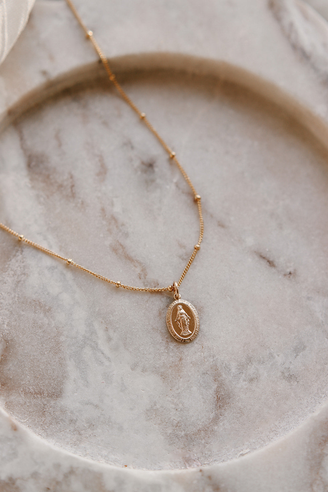 Dainty Miraculous Medal Necklace - Journeys of Faith