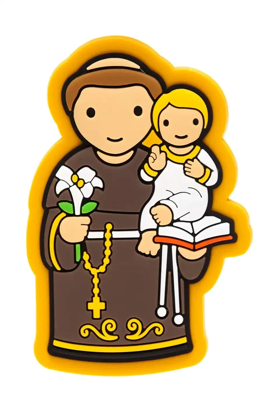 Saint Anthony Catholic Fridge Magnet | Lost Things Patron | Little Drops of Water