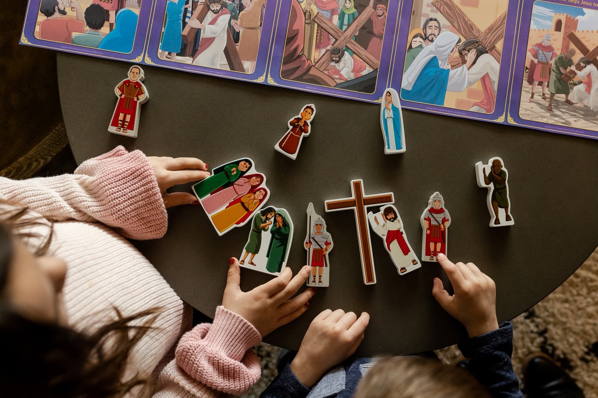 Stations of the Cross Pray & Play Set - By Saintly Heart & Brother Francis - Journeys of Faith