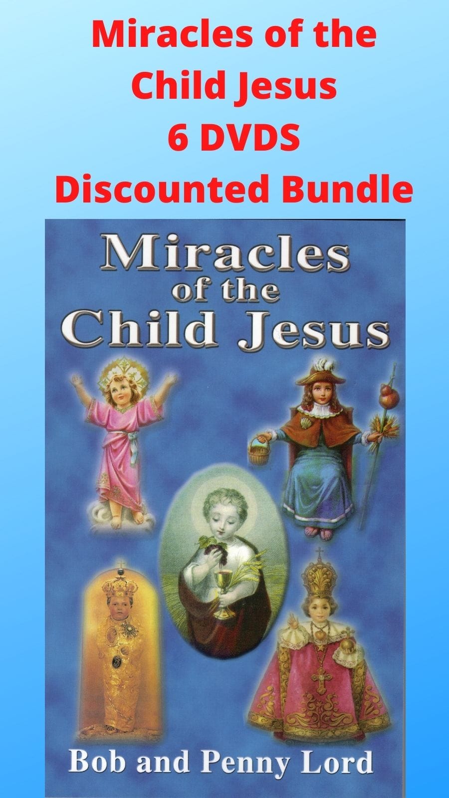Collection of Catholic videos for children in MP4 format from Bob and Penny Lord, featuring religious stories and teachings.