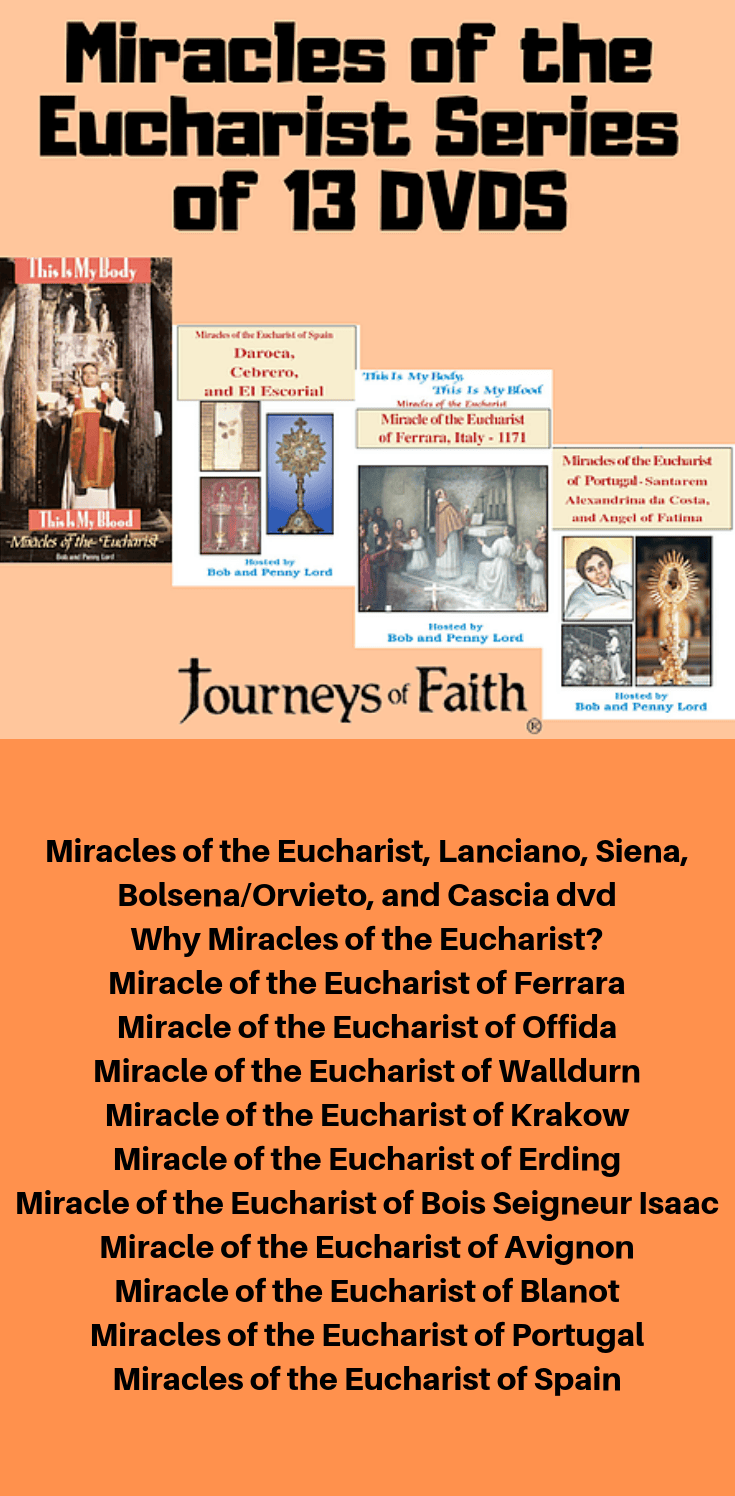 Catholic Videos MP4 Bundle by Bob and Penny Lord, showing a digital download cover with religious imagery and text.