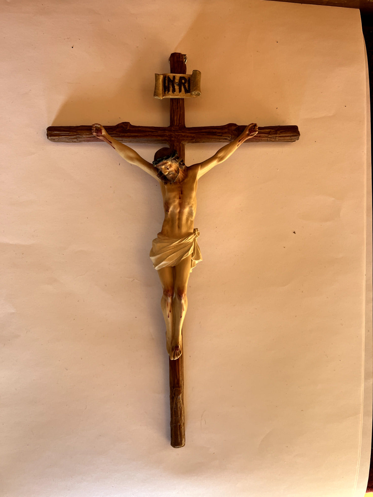 Crucifix 11″ handmade from Colombia - Bob and Penny Lord