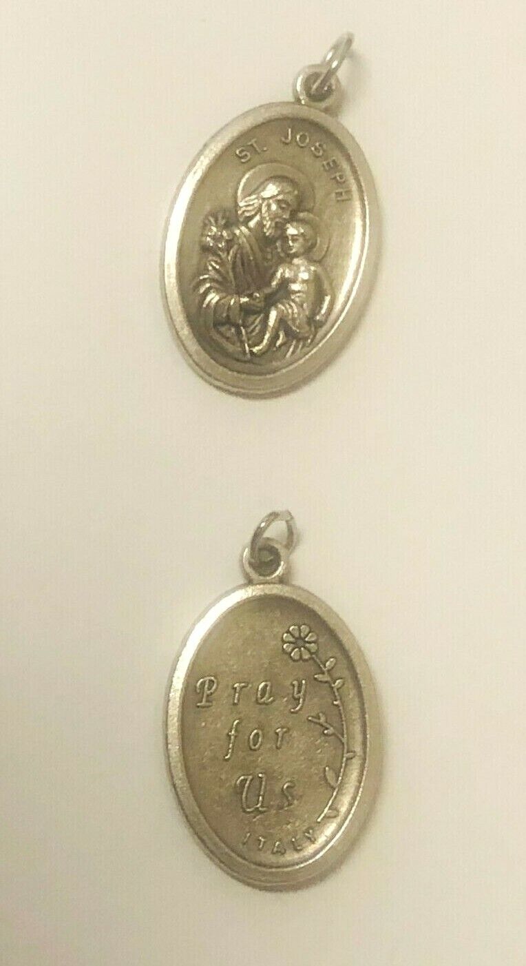 Saint Joseph with Child Jesus Medal, New from Italy - Bob and Penny Lord