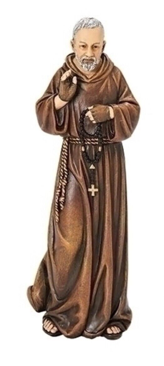 Padre Pio  6" Statue, New - Bob and Penny Lord