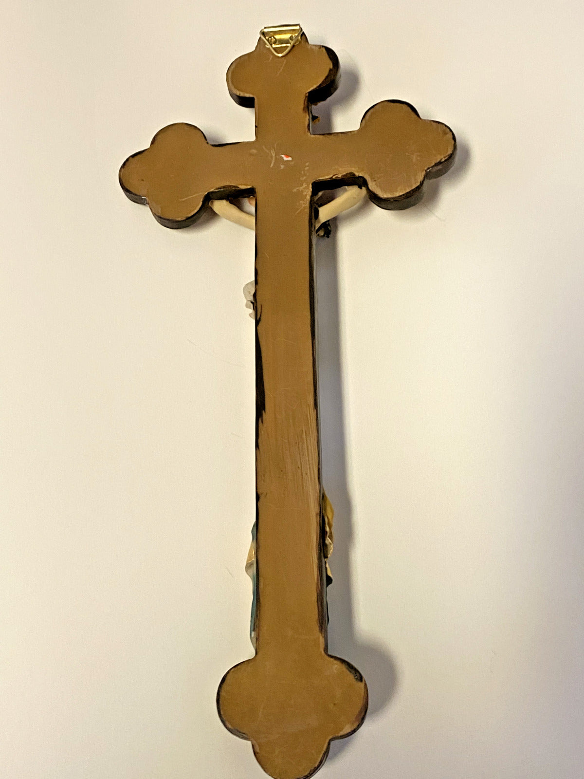 Holy Trinity + Blessed Mary   13" Crucifix ,  New - Bob and Penny Lord