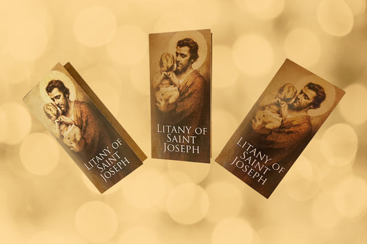 3 Pack Litany of Saint Joseph - Bob and Penny Lord