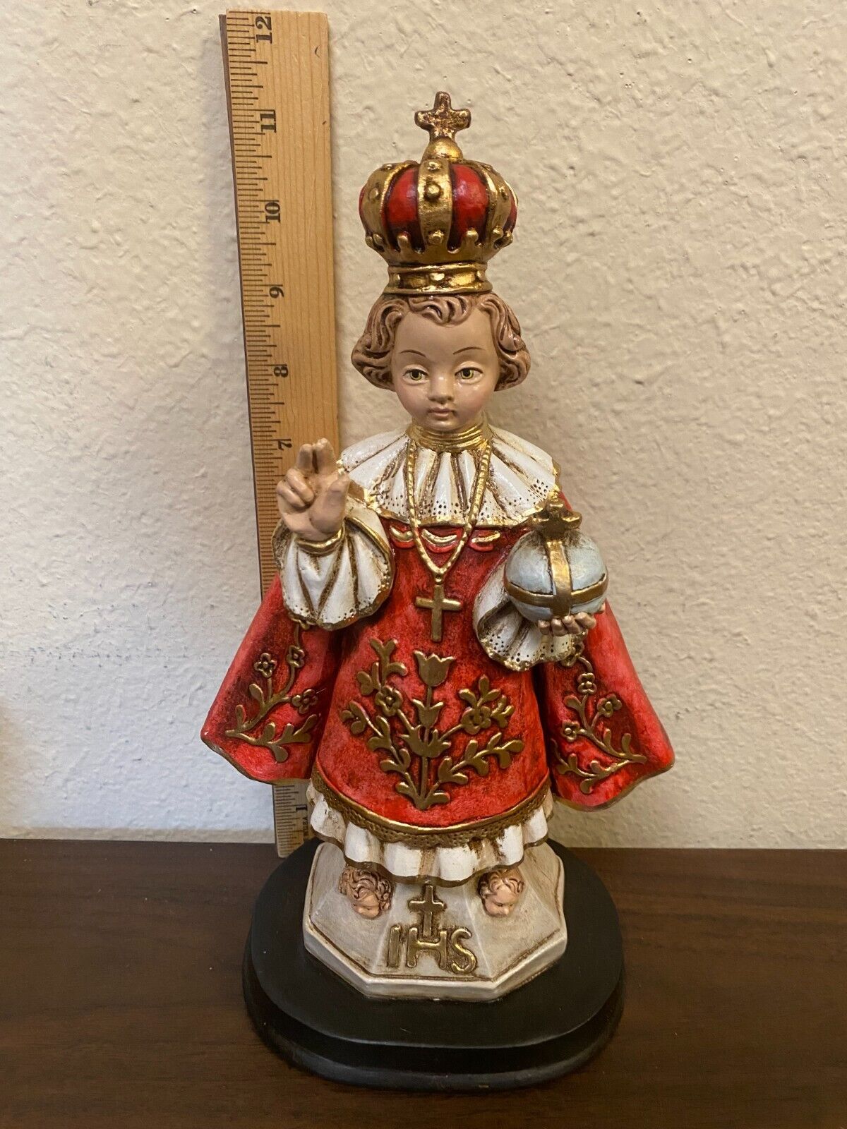 Infant Jesus of Prague 11" Statue, New from Colombia - Bob and Penny Lord