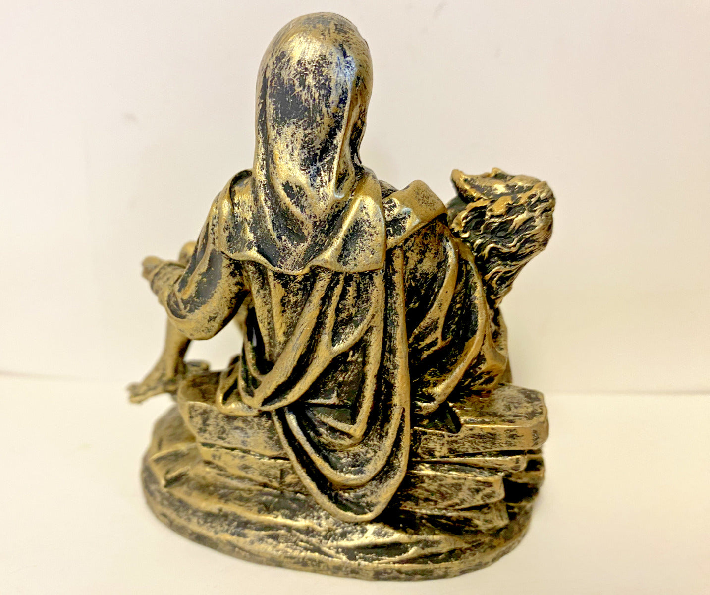 Pieta Bronze Finish Statue, 3,50" New - Bob and Penny Lord