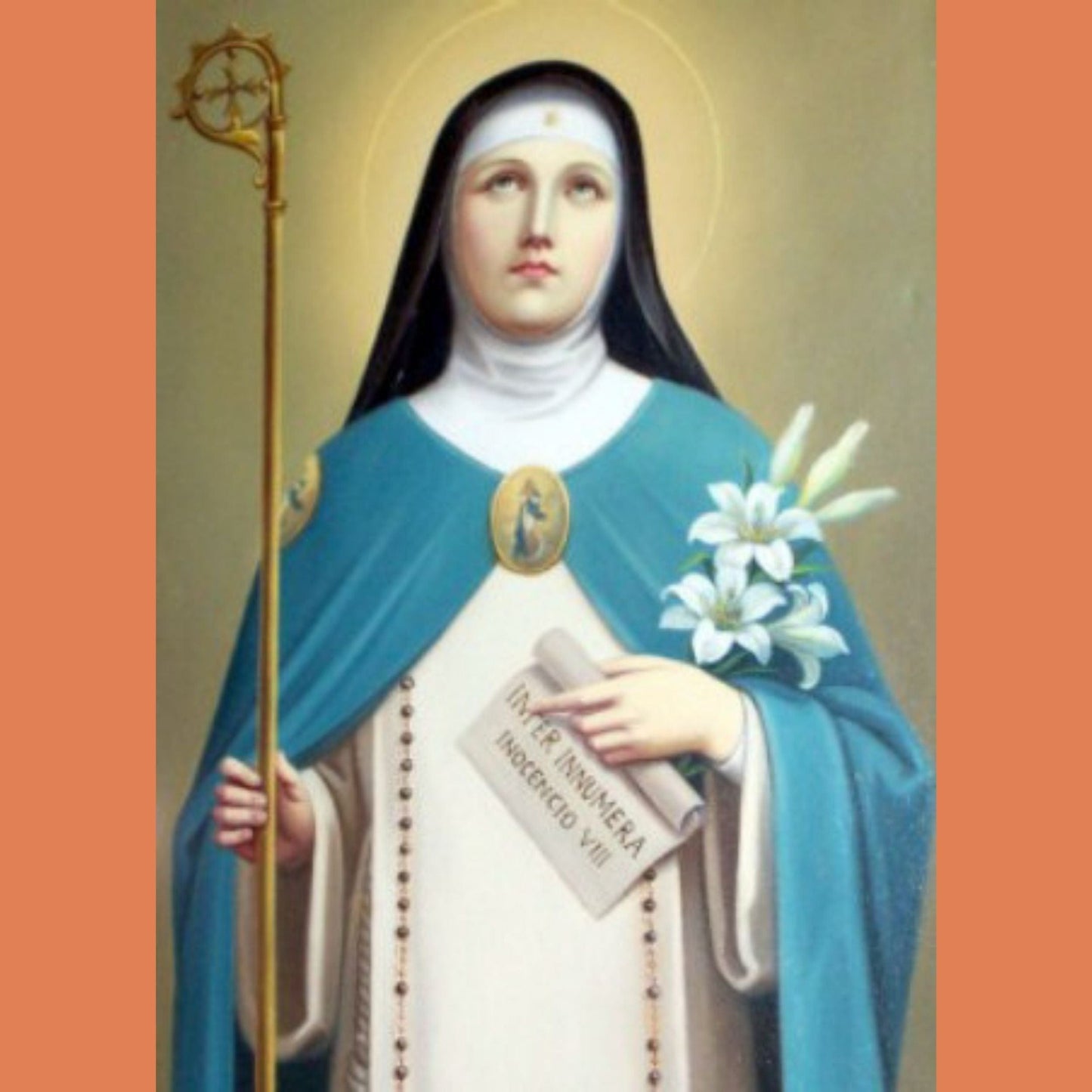 Blessed Angela of Foligno DVD by Bob and Penny Lord Ministry, featuring a cover image with religious artwork and text.