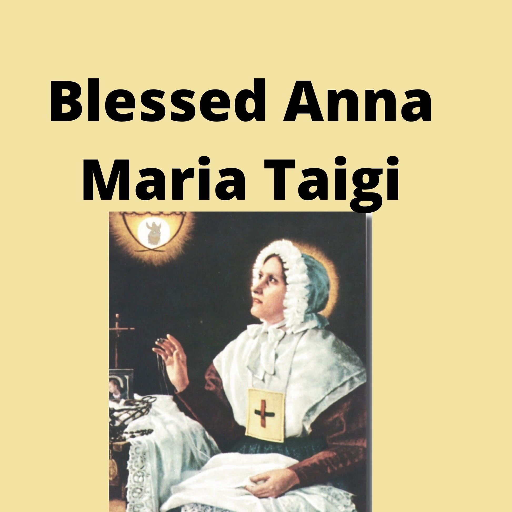 Blessed Anna Maria Taigi DVD by Bob and Penny Lord featuring a cover image of the religious documentary.