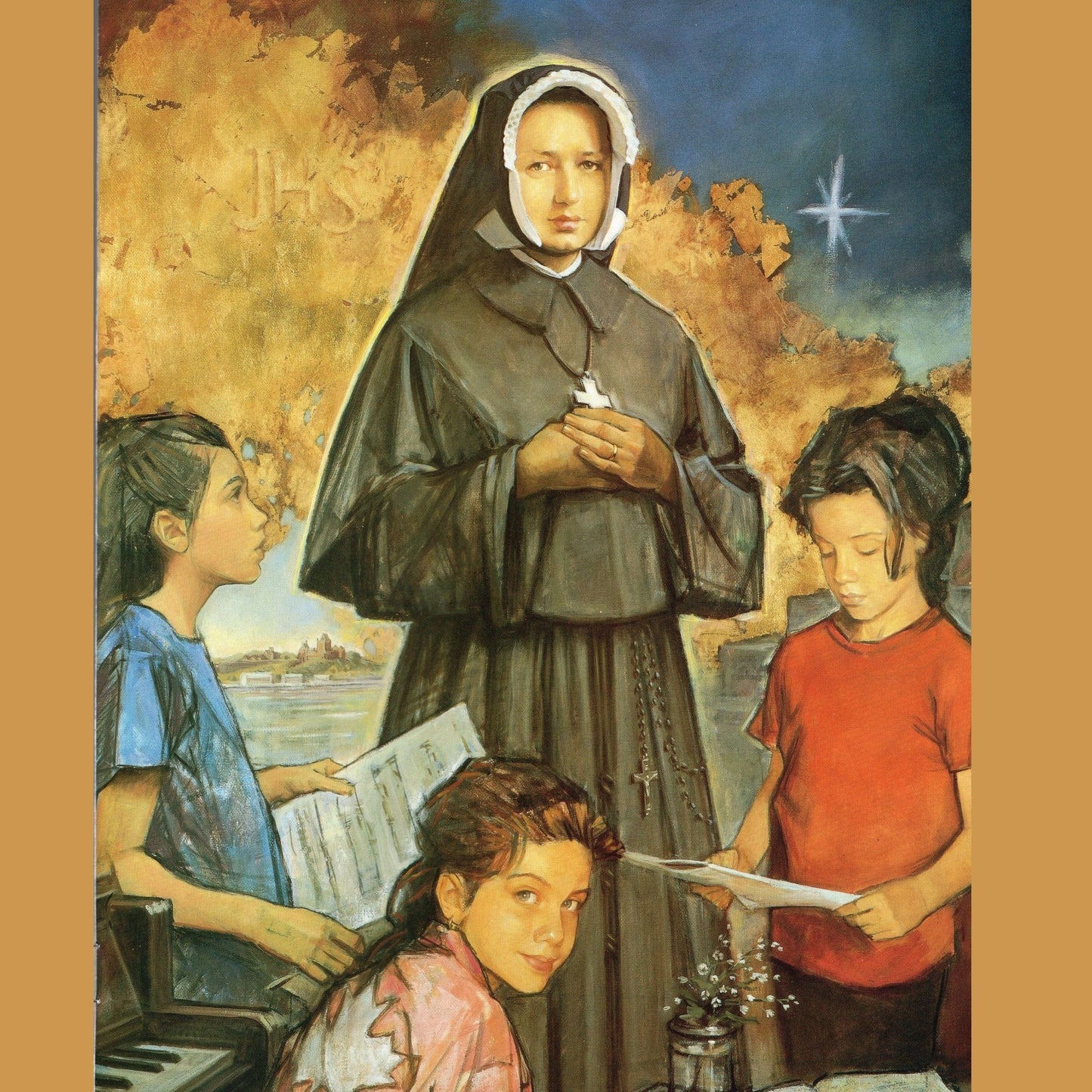 Blessed Dina Belanger DVD by Bob and Penny Lord Ministry featuring a colorful cover image with religious artwork.