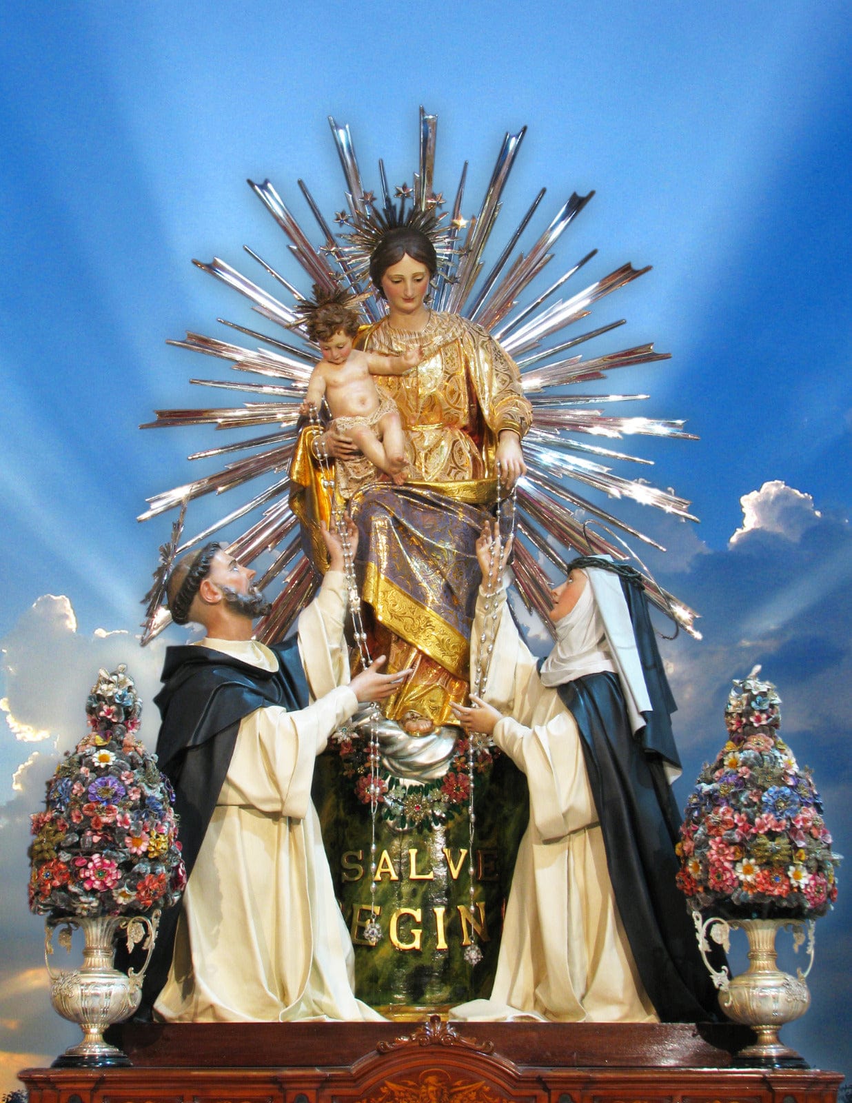 Set of nine Blessed Mother 8x10 art prints by Journeys of Faith, featuring religious imagery of the Virgin Mary.