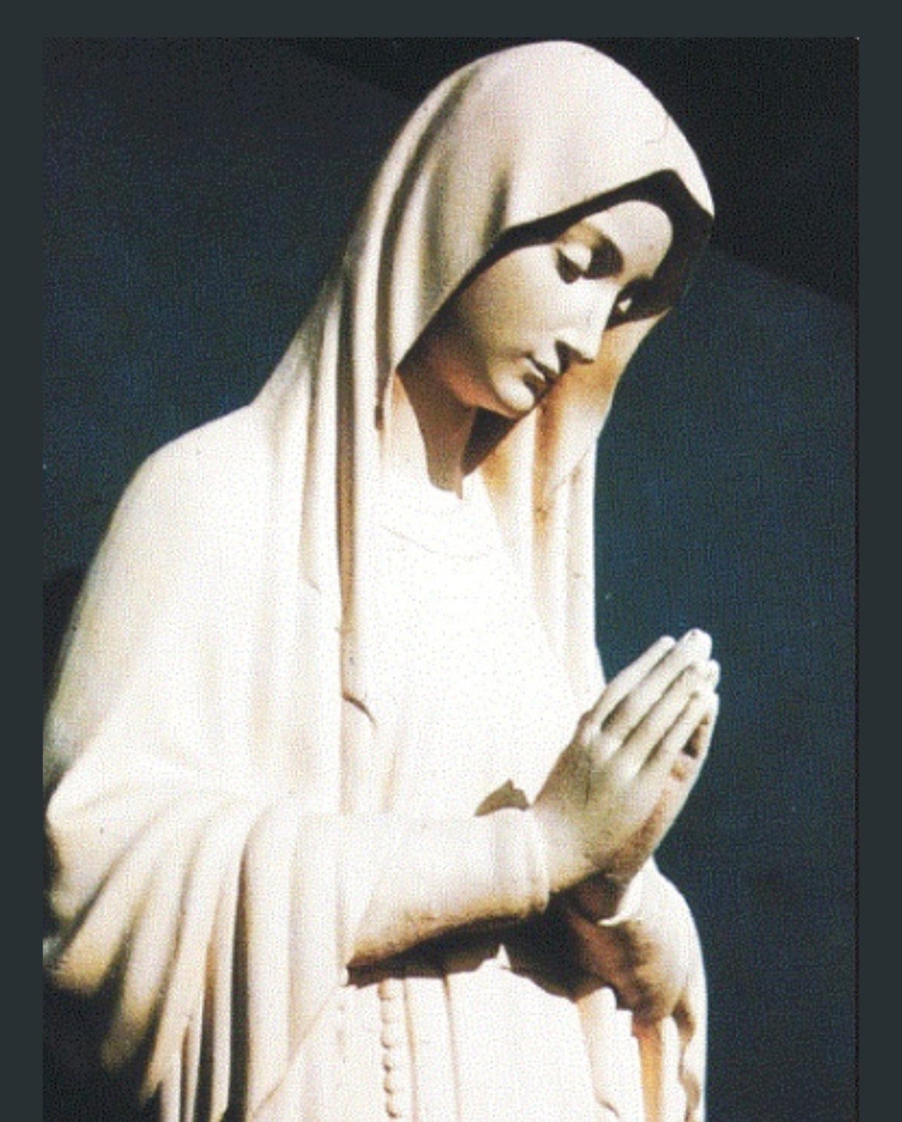 Set of nine Blessed Mother 8x10 art prints by Journeys of Faith, featuring religious artwork of the Virgin Mary.