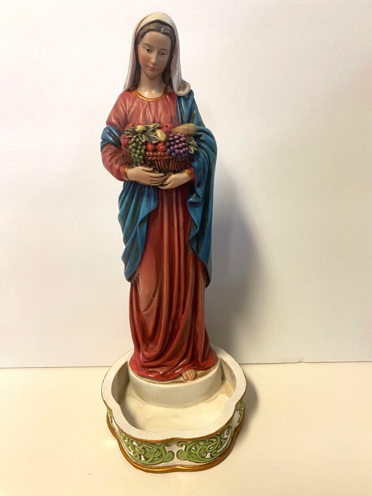8-inch "Bountiful Blessings" Blessed Mother statue by Bob and Penny Lord, detailed religious figurine for Christian devotion.