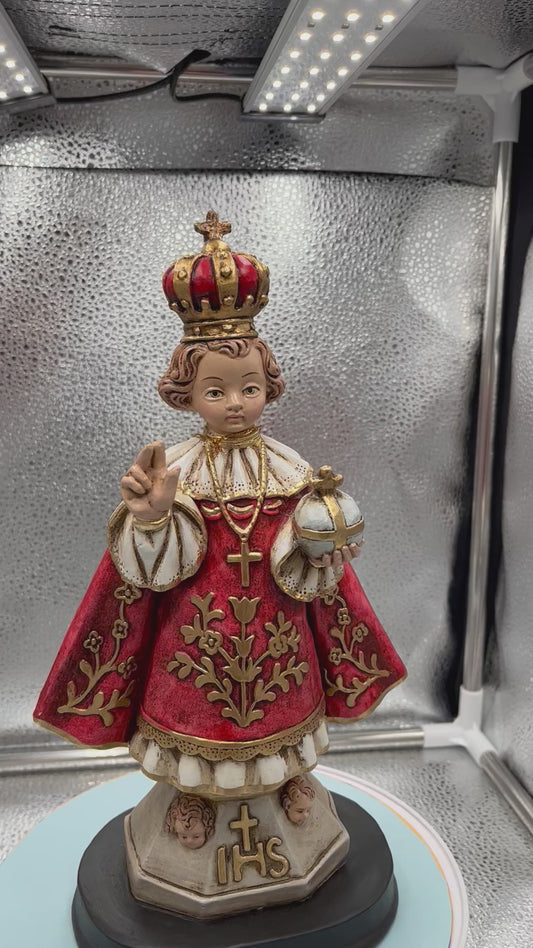 Infant Jesus of Prague 11" Statue, New from Colombia #L074