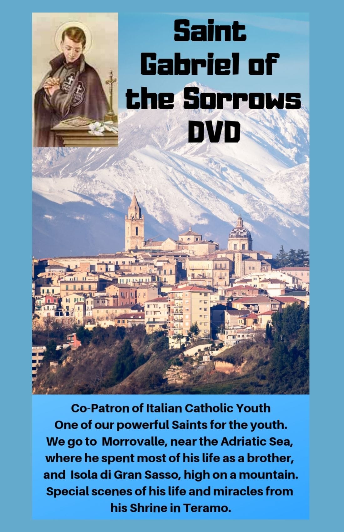 Holy Innocence Patron Saints of Youth DVD bundle by Bob and Penny Lord, featuring colorful cover art and saint imagery.