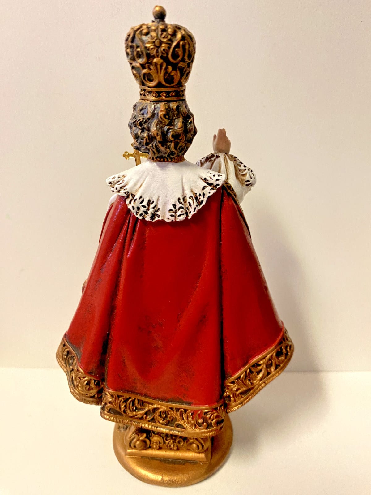 6-inch Infant Jesus of Prague statue by Bob and Penny Lord, detailed religious collectible figure for Christian devotion.