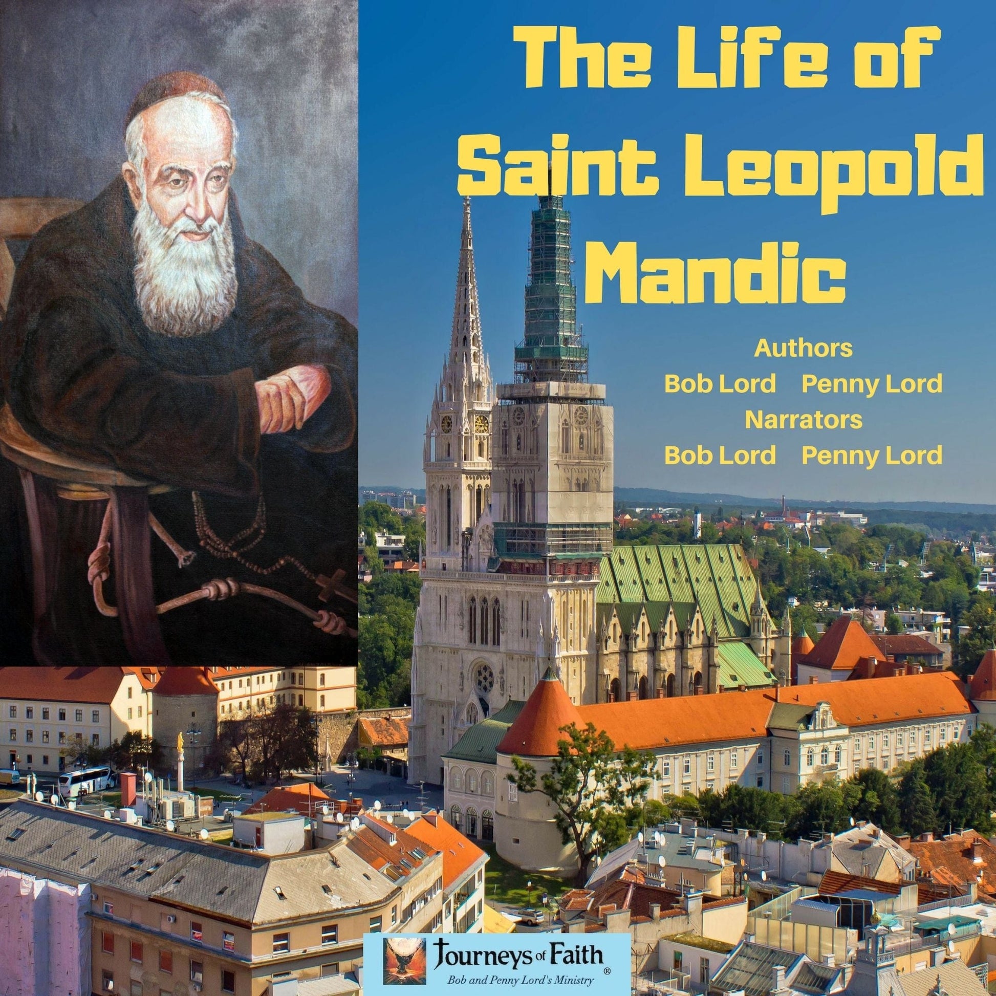 Journey to Sainthood book by Bob and Penny Lord featuring a hardcover with religious imagery on the cover.