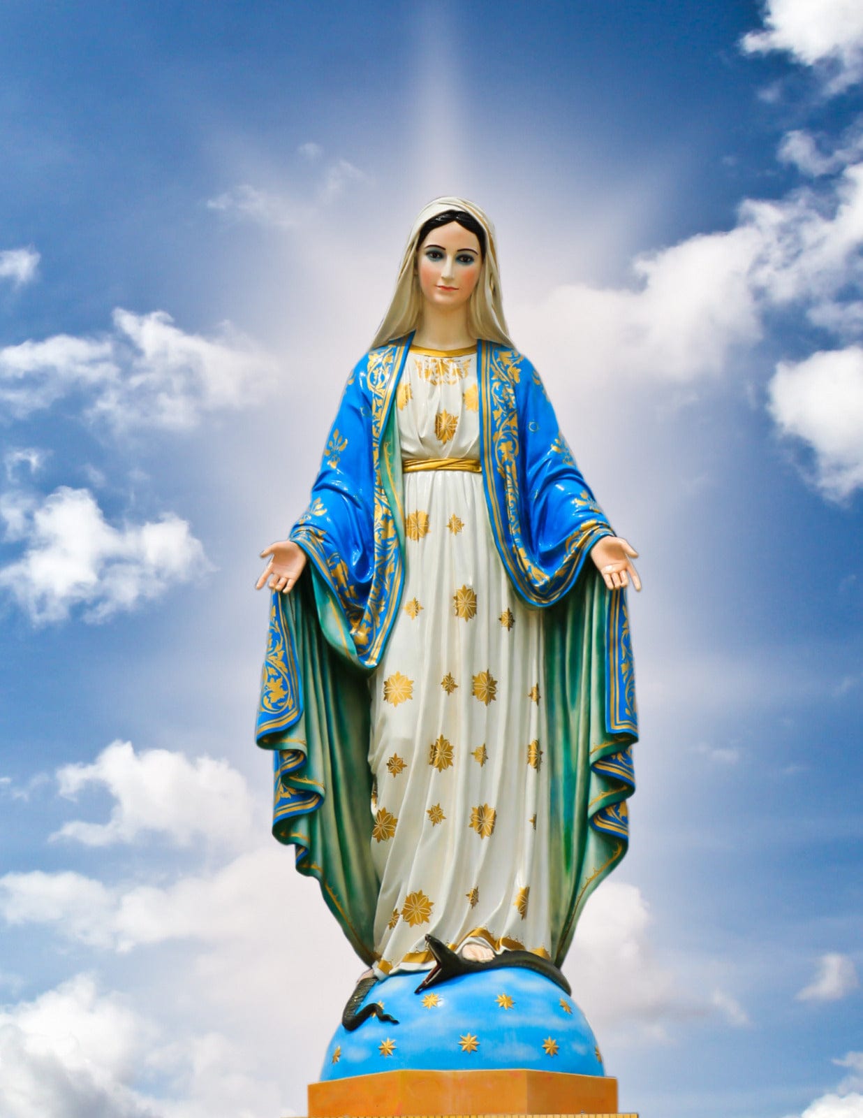 Set of ten 8x10 faith-themed art prints featuring diverse images of Mary from Journeys of Faith.