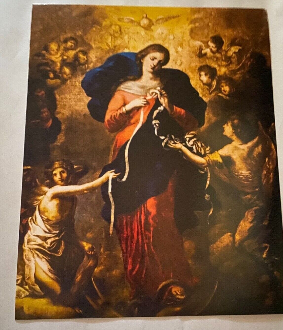 Set of ten 8x10 art prints featuring various depictions of Mary, from Journeys of Faith, showcasing different faces and expressions.