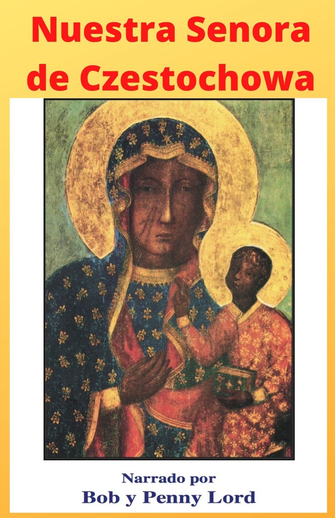 Espanol Nuestra Senora de Czestochowa statue by Bob and Penny Lord Ministry, showcasing intricate religious craftsmanship.