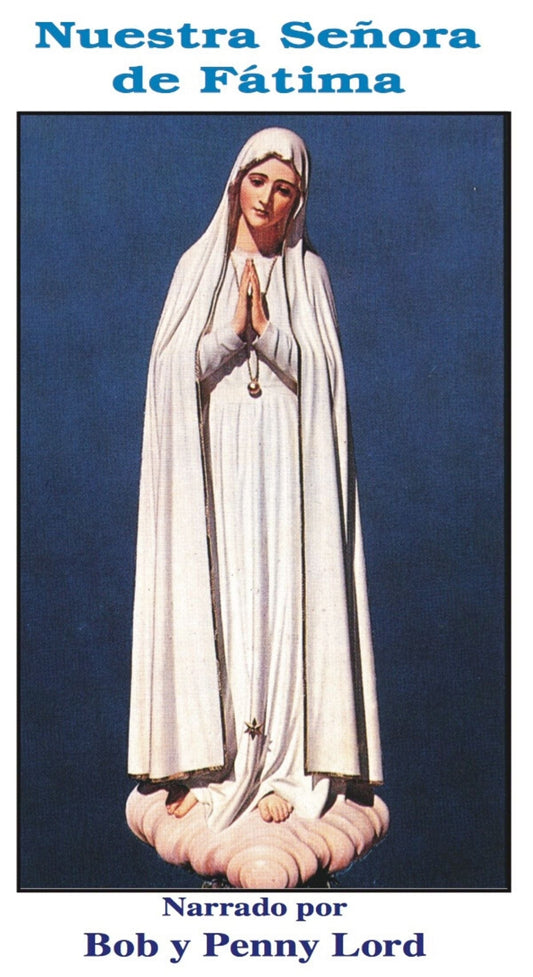 Espanol Nuestra Senora de Fatima statue by Bob and Penny Lord Ministry, detailed image showcasing the religious figure.
