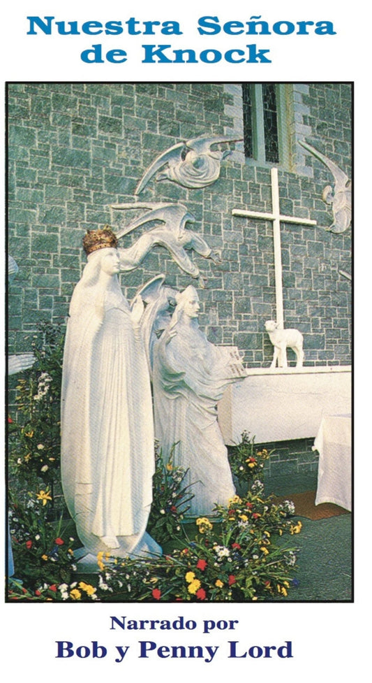 DVD cover of Nuestra Senora de Knock in Spanish by Bob and Penny Lord Ministry featuring religious imagery.