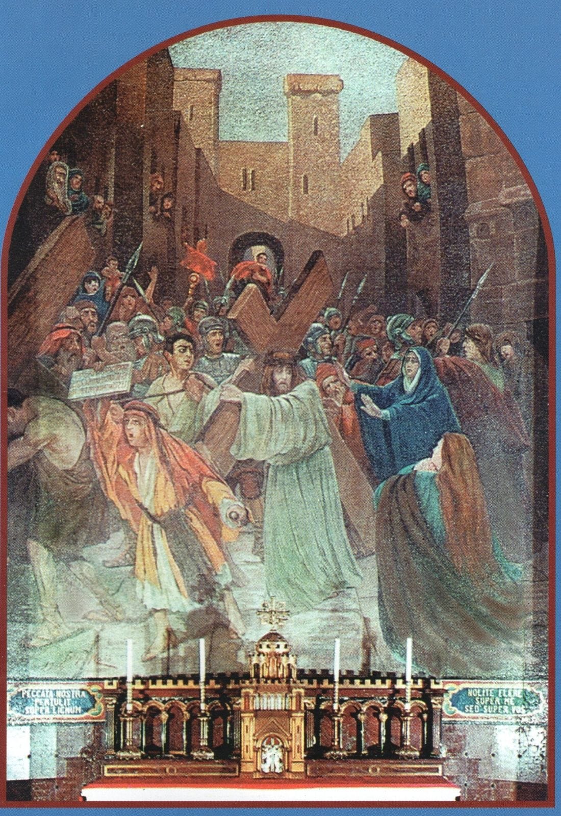 Espanol DVD of Nuestra Señora del Rosario en Lourdes by Bob and Penny Lord Ministry, showing religious artwork and DVD case.