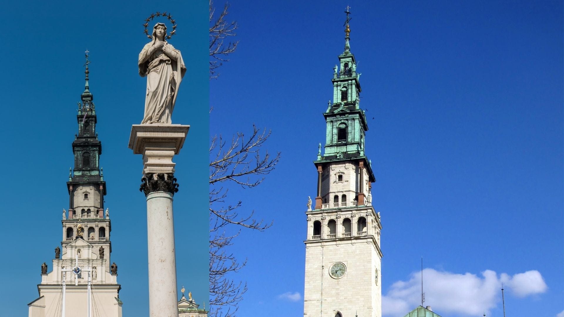 DVD of Our Lady of Czestochowa Jasna Gora Poland featuring religious artwork and scenes, by Bob and Penny Lord.