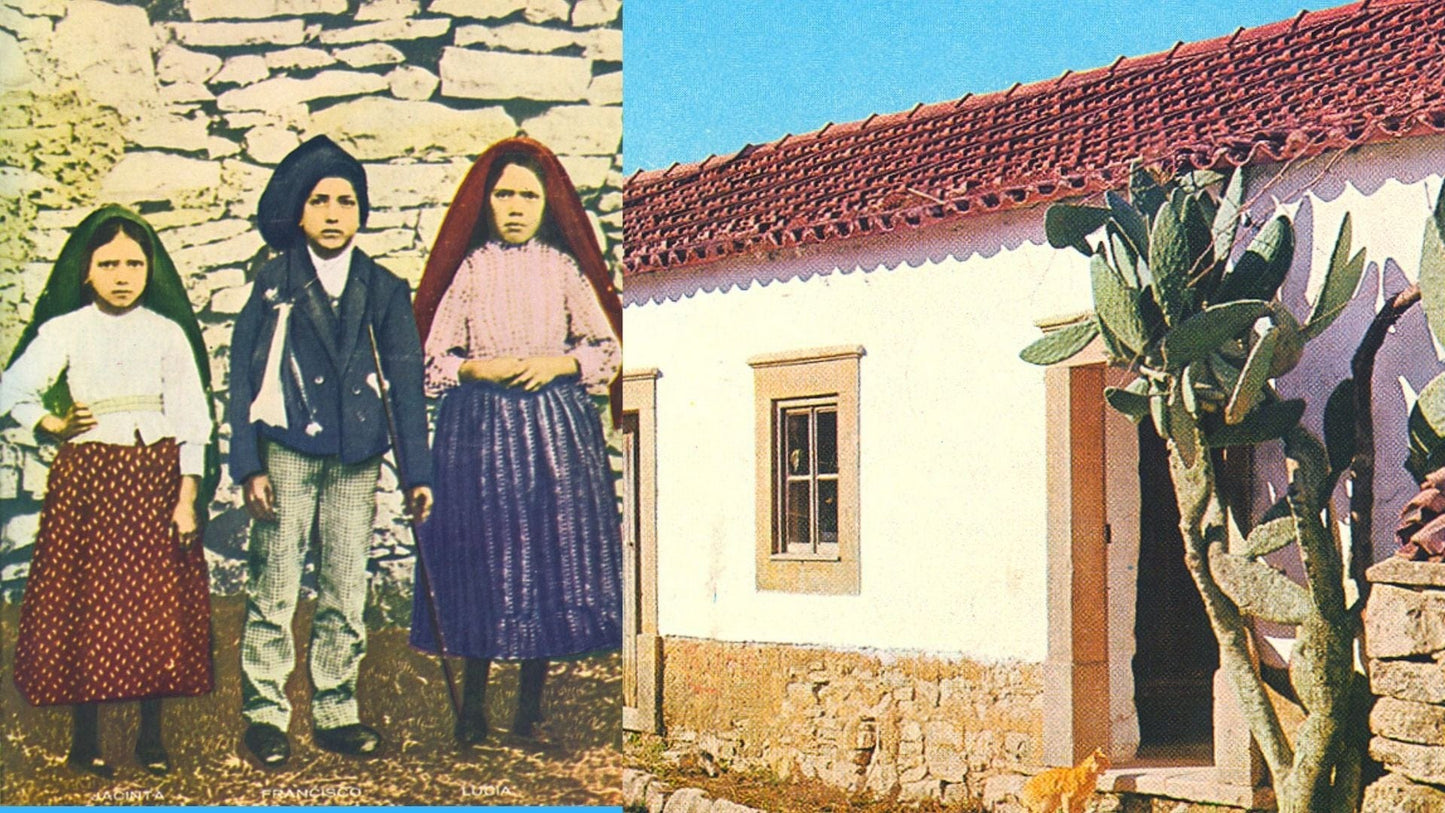 Our Lady of Fatima DVD by Bob and Penny Lord showing the DVD case with religious artwork and title on the cover.