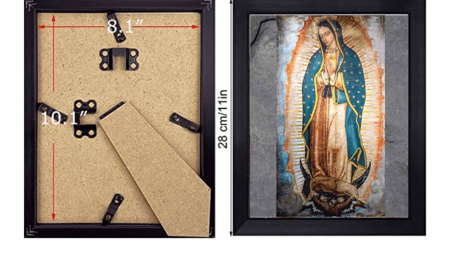 Lady of Guadalupe 8x10 print by Bob and Penny Lord, religious poster featuring the iconic Virgin Mary image.