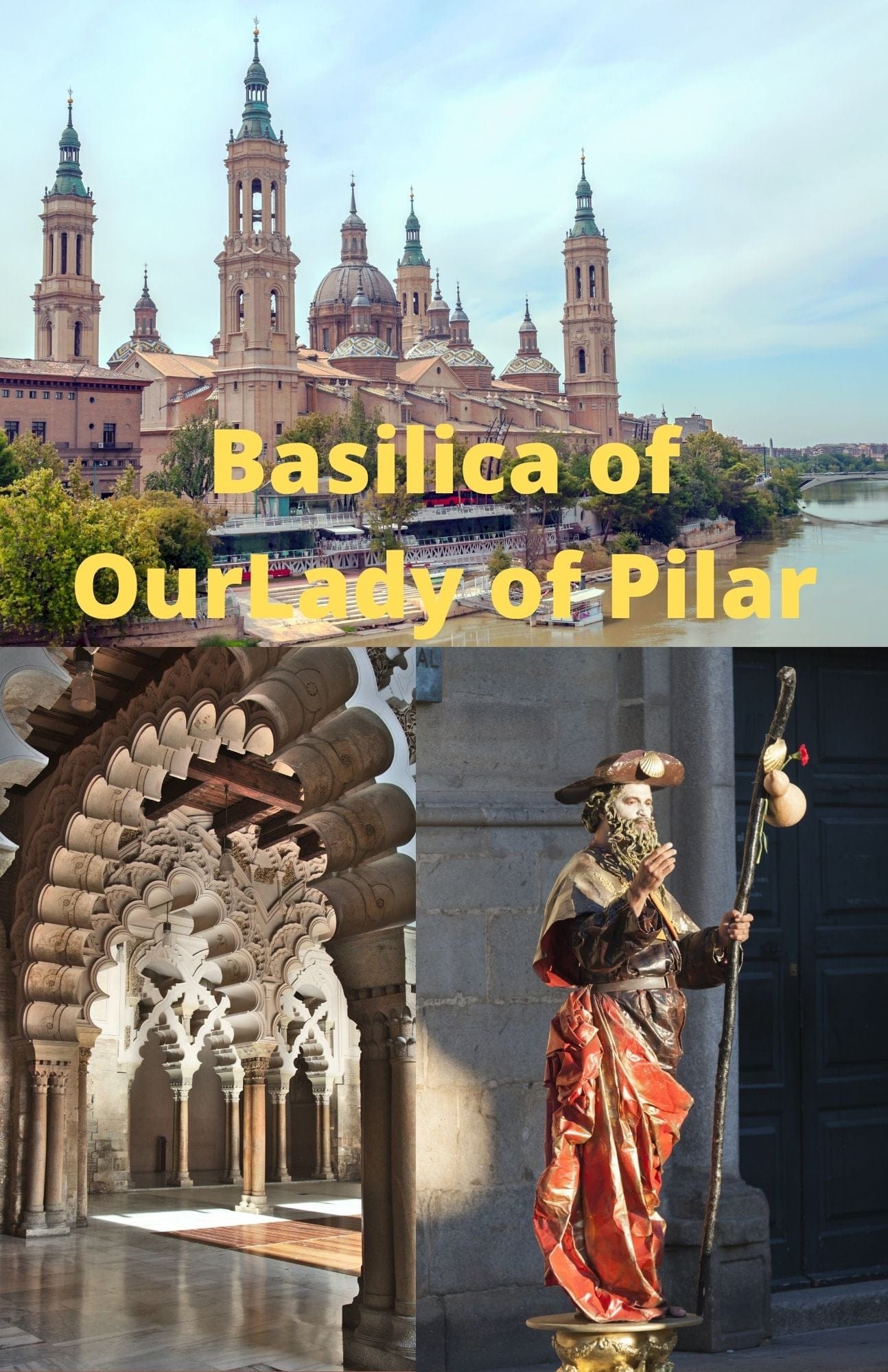 DVD of Our Lady Of Pilar by Bob and Penny Lord, featuring a cover image with religious artwork and a DVD case.