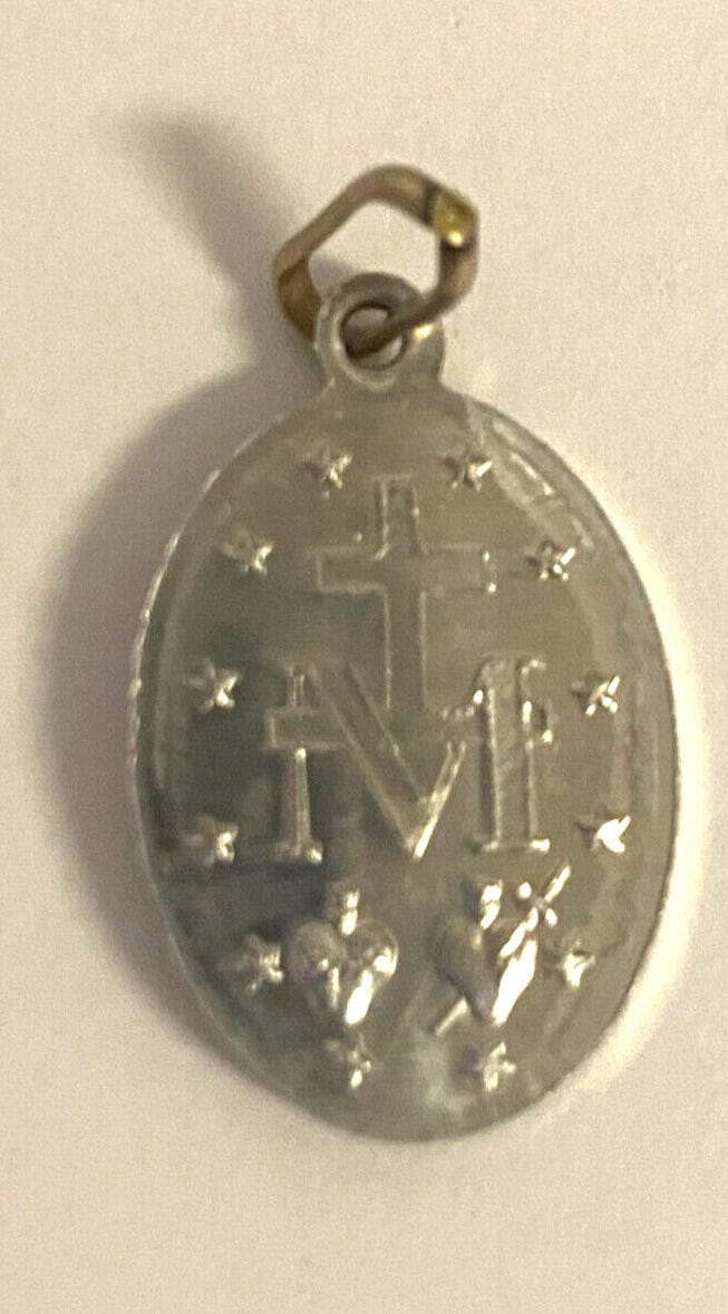 Our Lady of the Miraculous Medal folder featuring religious imagery, with a medallion gift insert, by Bob and Penny Lord.
