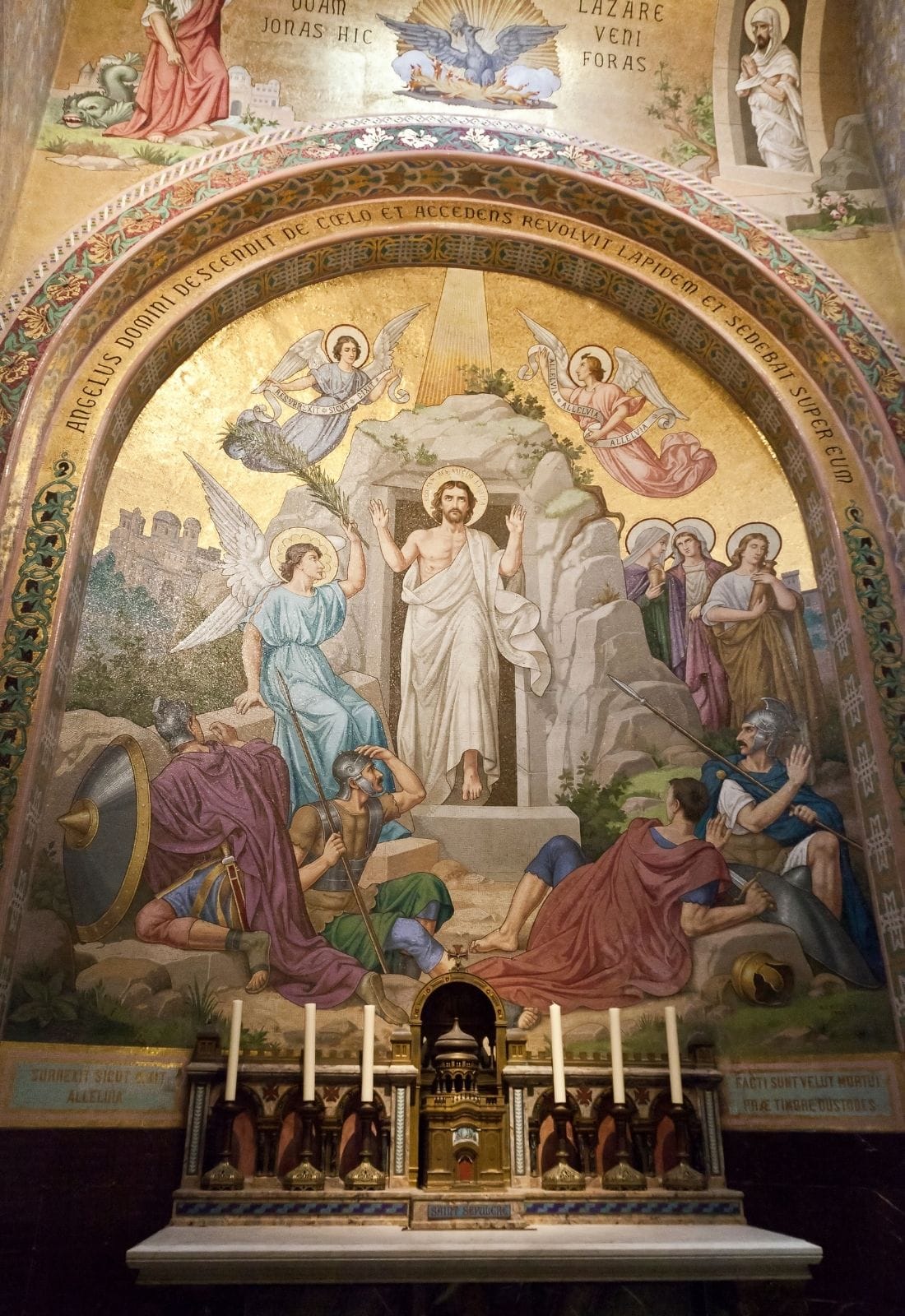 DVD of Our Lady of the Rosary in Lourdes by Bob and Penny Lord showing a religious scene with Marian imagery and Lourdes shrine.