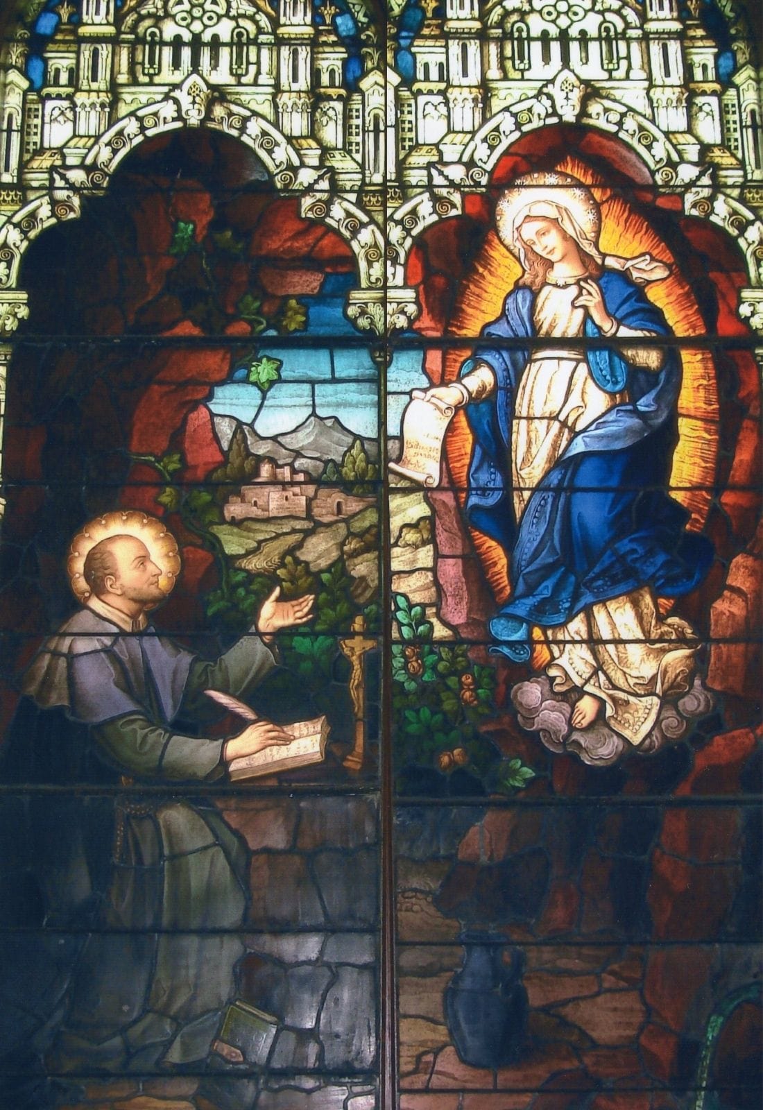 Saint Alphonsus Liguori DVD by Bob and Penny Lord showing the DVD case with religious artwork and title on the cover.