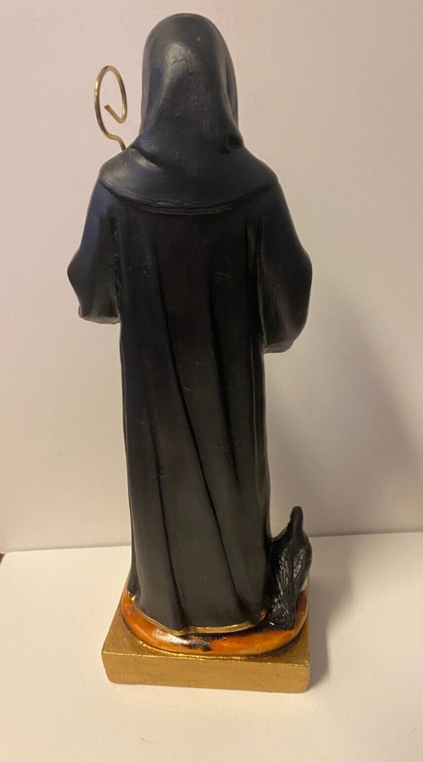 Saint Benedict 8-inch religious statue by Bob and Penny Lord, depicting the Christian saint with detailed craftsmanship from Colombia