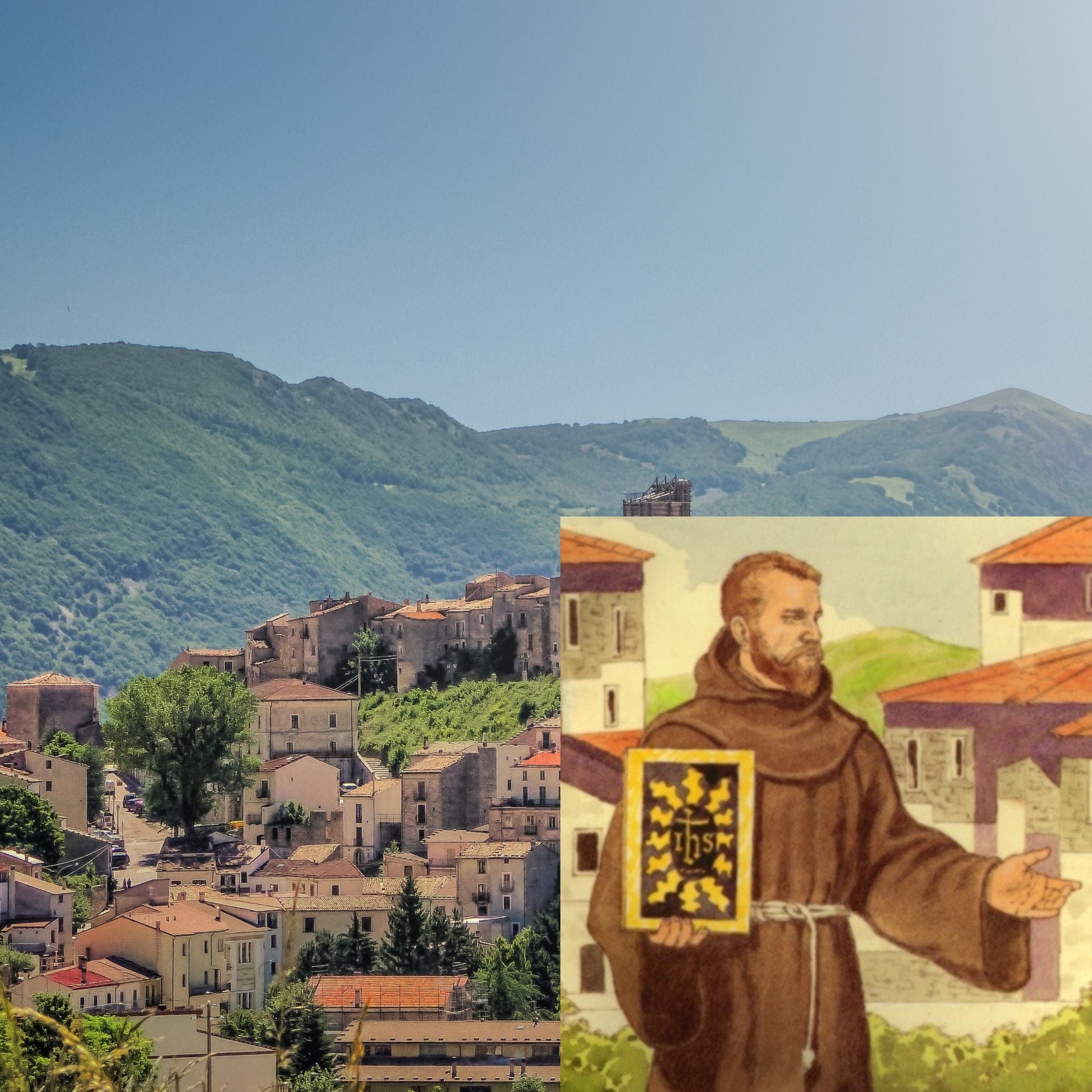 Saint Bernardine of Siena DVD by Bob and Penny Lord featuring a cover image with religious artwork and title text.