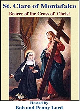 Saint Clare Minibook by Bob and Penny Lord, small religious minibook with images and text about Saint Clare, suitable for devotion.